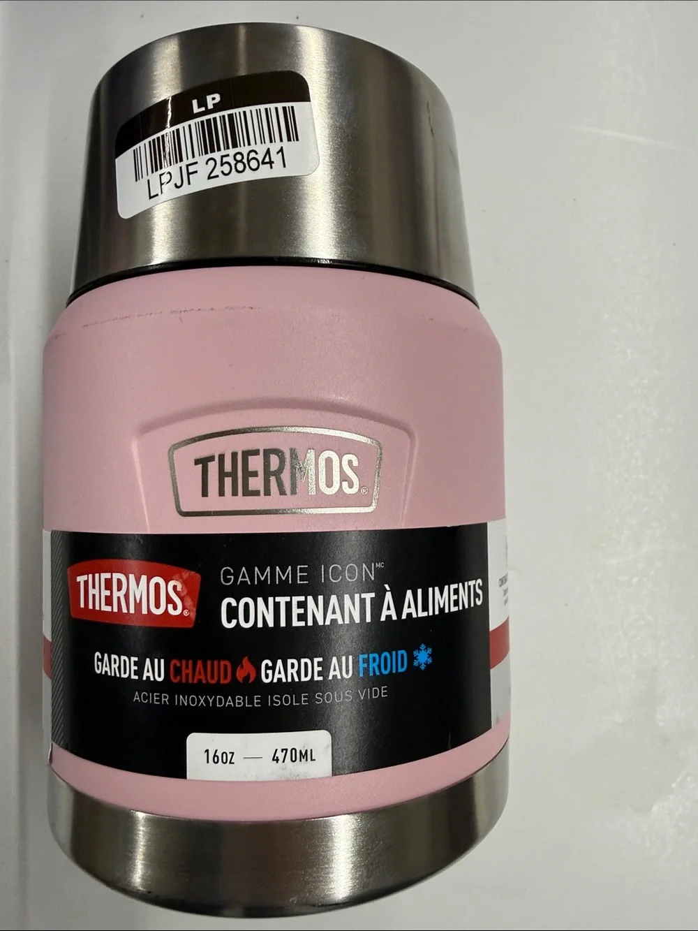 NEW Thermos Pink Icon Stainless Steel 16 oz
